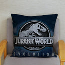 Kissenbezug Super Jurassic Park Dinosaurier Print Überwurf weicher Plüsch Kissenbezug 45 * 45 Kissenbezug Sofa Home Decor Kissenbezüge
