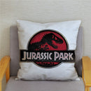 Kissenbezug Super Jurassic Park Dinosaurier Print Überwurf weicher Plüsch Kissenbezug 45 * 45 Kissenbezug Sofa Home Decor Kissenbezüge