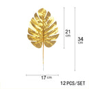 Künstliche tropische Palmblätter Hawaiian Luau Party Sommer Dschungel Thema Party Dekoration Hochzeit Geburtstag Zuhause Tischdekoration