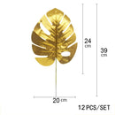 Künstliche tropische Palmblätter Hawaiian Luau Party Sommer Dschungel Thema Party Dekoration Hochzeit Geburtstag Zuhause Tischdekoration