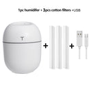 200 ML Mini Ultraschall Luftbefeuchter Romantisches Licht USB Ätherisches Öl Diffusor Auto Luftreiniger Aroma Anion Nebelhersteller Mit LED Lampe