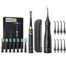 Fairywill Zahnseide für Zähne 300 ml Munddusche wiederaufladbar tragbar Dental 3 Modi Wassertank wasserdichter Zahnreiniger