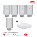 TRV ZigBee3.0 Smart Radiator Actuator Programmable Thermostatic Radiator Valve Temperature Controller Voice Control via Alexa