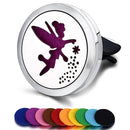 Nachfüllbarer Auto-Lufterfrischer Geruch Parfüm Diffusor Clip Auto Vent Ätherisches Öl Edelstahl Medaillon Innenausstattung