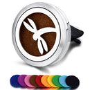 Nachfüllbarer Auto-Lufterfrischer Geruch Parfüm Diffusor Clip Auto Vent Ätherisches Öl Edelstahl Medaillon Innenausstattung