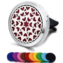 Nachfüllbarer Auto-Lufterfrischer Geruch Parfüm Diffusor Clip Auto Vent Ätherisches Öl Edelstahl Medaillon Innenausstattung