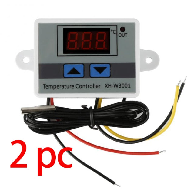 Thermostat Controller  220V 10A Digital LED  Switch Temperature Controller W/Probe Smart Temperature Control System