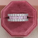 2021 neue Luxus Mode 925 Sterling Silber Rosa Engagement Ehering Ewigkeit Ring für Frauen Weihnachtsgeschenk Liebe Schmuck Z2