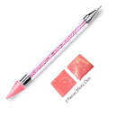 Kristallfeder der Qualität 1set/lot, die Rhinestones-Edelsteine ​​klebrigen Wachs-Bleistift-DIY-Werkzeuge für Nagelkunst-Tuch-Diamant-Picker-Malerei aufhebt