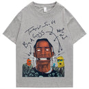 Travis Scott AstroWorld Tour Übergroßes T-Shirt Männer Frauen1: 1Buchstabendruck T-Shirts Hip-Hop-Streetwear Kanye West ASTROWORLD T-Shirt