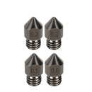 KeePang MK7 MK8 Nozzle Super Hard Steel Mold Steel Corrosion-Resistant Extruder Threaded 1.75mm 3D Printer Nozzle for Ender3 Pro