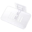 Soap Rack No Drilling Wall Mounted Double Layer Soap Holder Soap Sponge Dish Bathroom Accessories Soap Dishes Self Adhesive