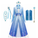 Frozen Mädchenkleid Elsa 2 Cosplay Kostüm Kinder Fancy Kinderkleider Prinzessin Vestidos Infantil Snow Queen Disney