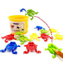 5/10 Stück Jumping Frog Bounce Zappeln Spielzeug für Kinder Neuheit Verschiedene Stressabbau Spielzeug für Kinder Geburtstagsgeschenk Party Favor