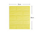 DIY Wandaufkleber 3D selbstklebende Tapete Home kreative TV Hintergrund Schaumwand Ziegel dekorative wasserdichte Wandaufkleber