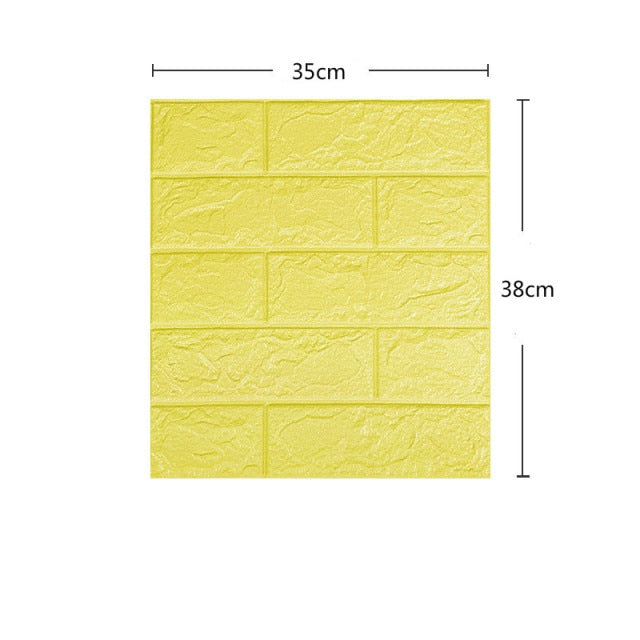 DIY pegatinas de pared 3D papel tapiz autoadhesivo hogar creativo TV Fondo espuma pared ladrillo decorativo impermeable pared pegatina