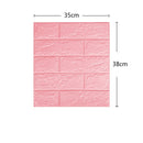 DIY Wandaufkleber 3D selbstklebende Tapete Home kreative TV Hintergrund Schaumwand Ziegel dekorative wasserdichte Wandaufkleber