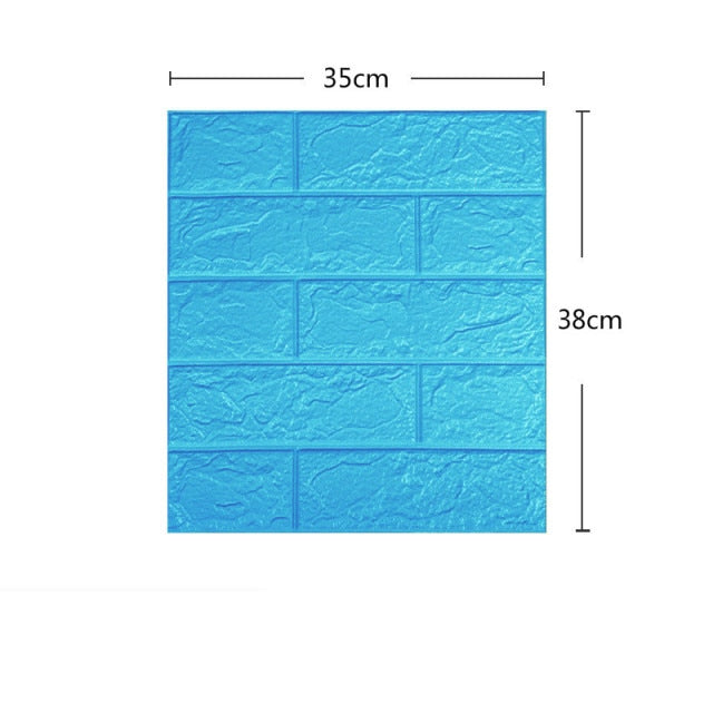 DIY Wall stickers 3D self-adhesive wallpaper Home creative TV Background foam wall brick decorative waterproof Wall Sticker