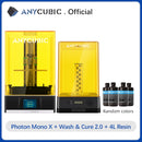 ANYCUBIC Photon Mono X Impresora 3D 8.9 pulgadas 4K Monocromo LCD Impresoras de resina UV Impresión 3D Control de aplicación de alta velocidad SLA Impresora 3D