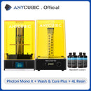 ANYCUBIC Photon Mono X Impresora 3D 8.9 pulgadas 4K Monocromo LCD Impresoras de resina UV Impresión 3D Control de aplicación de alta velocidad SLA Impresora 3D