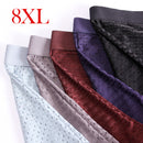 4 teile/los Bambusfaser männer Boxer Pantie Unterhose plus größe XXXXL große shorts atmungsaktive unterwäsche 5XL 6XL 7XL 8XL