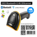1D &amp; 2D Supermarkt Handhel Barcode Barcode Scanner Reader QR PDF417 Bluetooth 2.4G Wireless &amp; Wired USB-Plattform