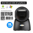 1D &amp; 2D Supermarkt Handhel Barcode Barcode Scanner Reader QR PDF417 Bluetooth 2.4G Wireless &amp; Wired USB-Plattform