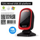 1D &amp; 2D Supermarkt Handhel Barcode Barcode Scanner Reader QR PDF417 Bluetooth 2.4G Wireless &amp; Wired USB-Plattform