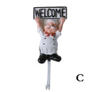 Küche Kreative Chef Cartoon Lagerregal Haken Wandhalter Küchenhaken für Utensilien