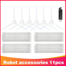 Hepa-Filterwalze Seitenbürste Wischlappen für Xiaomi Mijia LDS / STYJ02YM / Conga 3490 Viomi V2 PRO V3 SE Roboter-Vakuumteile