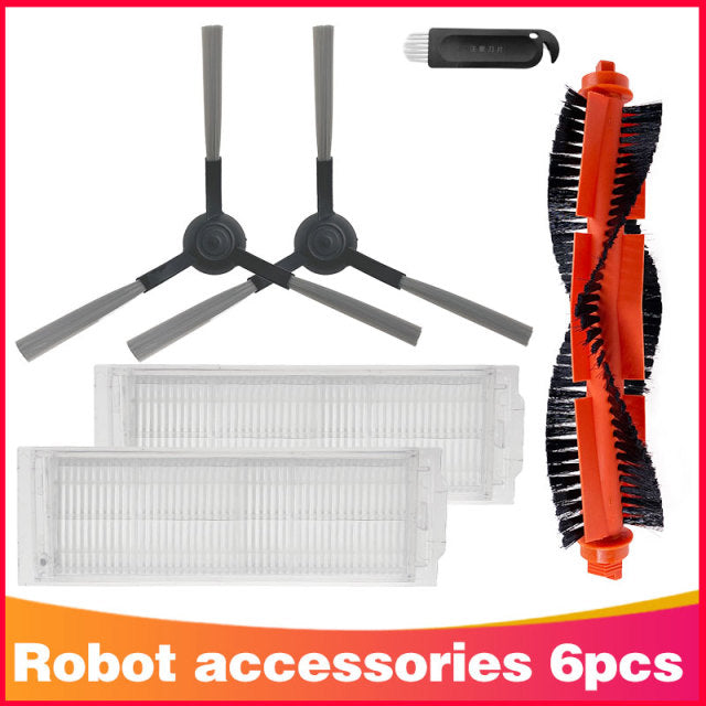 Hepa Filter Roller Side Brush Mop Rag Cloth for Xiaomi Mijia LDS / STYJ02YM / Conga 3490 Viomi V2 PRO V3 SE Robotic Vacuum Parts