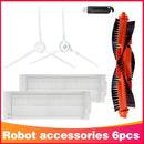 Hepa-Filterwalze Seitenbürste Wischlappen für Xiaomi Mijia LDS / STYJ02YM / Conga 3490 Viomi V2 PRO V3 SE Roboter-Vakuumteile