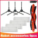 Hepa-Filterwalze Seitenbürste Wischlappen für Xiaomi Mijia LDS / STYJ02YM / Conga 3490 Viomi V2 PRO V3 SE Roboter-Vakuumteile