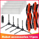 Hepa-Filterwalze Seitenbürste Wischlappen für Xiaomi Mijia LDS / STYJ02YM / Conga 3490 Viomi V2 PRO V3 SE Roboter-Vakuumteile