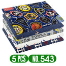 Teramila, 5 unidades por paquete, tela de algodón con estampado de flores para costura de vestidos, telas de retazos, artesanía DIY, costura acolchada