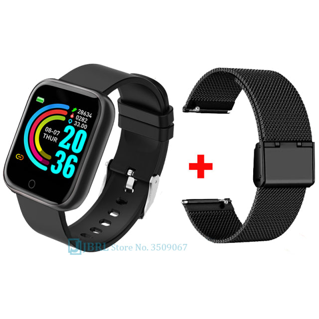 2021, pulsera deportiva para mujer, reloj inteligente para mujer, reloj inteligente para hombre, banda inteligente, Android IOS, rastreador de Fitness resistente al agua, reloj inteligente para hombre