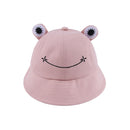Kind-Eltern-Frosch-Eimer-Hut für Frauen Sommer Herbst Plain Female Panama Outdoor Wandern Strand Angeln Sonnenschutz Frau Bob Caps