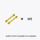 La Monada Sterling Silber Ohrstecker Damen zwei Kugeln fein 925er Silber Schmuck Damen Ohrstecker Ohrstecker Silber 999 Keep Piercing Nuss