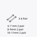 La Monada Sterling Silber Ohrstecker Damen zwei Kugeln fein 925er Silber Schmuck Damen Ohrstecker Ohrstecker Silber 999 Keep Piercing Nuss