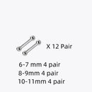 La Monada Sterling Silber Ohrstecker Damen zwei Kugeln fein 925er Silber Schmuck Damen Ohrstecker Ohrstecker Silber 999 Keep Piercing Nuss