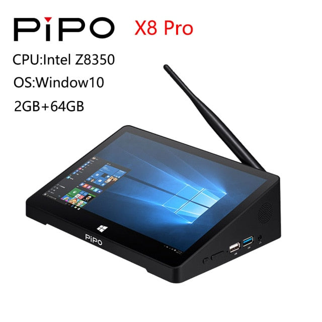 PIPO X8 Pro / X8S / X8 Mini PC 7 pulgadas 1280*800 Win10 / Android 7.0 / Linux Intel Z8350/Z3735/RK3288 Quad Core 2G RAM 32G/64G ROM