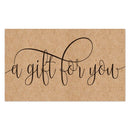 Paquete de 30 unidades de papel Kraft Natural, tarjeta de agradecimiento por su pedido, tarjeta personalizada hecha a mano para etiquetas de decoración de regalo de pequeñas empresas