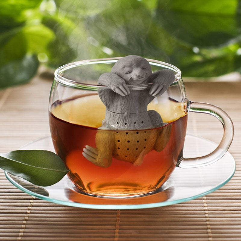 Multi Shape Creative Tea Infuser Strainer Tea Bags Filter For Coffee Red Tea Flower Tea Cute Teapot-Shape People Fish Teaware