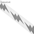 Chzimade 3X100CM Reflective Stickers For Clothing Hot Stamping Foil Heat Transfer Vinyl Film Reflective Tape DIY Iron On Fabric