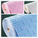 Selbstklebende Schaumstoff-Tapete, 3D-Ziegelwand, Wohnzimmer-Ziegel-Aufkleber, Schlafzimmer, Kinderzimmer, Ziegelpapiere, Heimdekoration