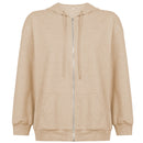 IAMSURE Schmetterlingsmuster Reißverschluss Lässige Lose 90er Hoodies Herbst y2k Mode Langarm Grau Oversize Sweatshirts Für Frauen