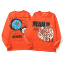 Kanye West Letter Foam Fleece Sudadera Hombres y Mujeres Fleece Oversize Casual Hoodies Harajuku High Street Pareja Hoody