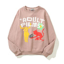 Kanye West Letter Foam Fleece Sudadera Hombres y Mujeres Fleece Oversize Casual Hoodies Harajuku High Street Pareja Hoody