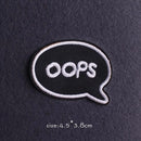 Parche Hippie/Punk, parches bordados para ropa, parches para planchar, parches termoadhesivos para ropa, pegatinas de animales