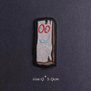 Parche Hippie/Punk, parches bordados para ropa, parches para planchar, parches termoadhesivos para ropa, pegatinas de animales